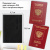 Обложка для паспорта натуральная кожа флоттер, "PASSPORT", кожаный уголок, черная, BRAUBERG, 238192 за 320 ₽. Обложки для паспорта. Доставка по России. Без переплат!