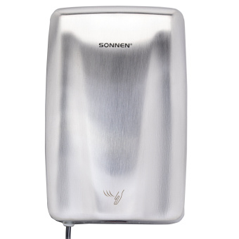 Сушилка для рук ВЫСОКОСКОРОСТНАЯ АНТИВАНДАЛЬНАЯ SONNEN K2020, 1000 Вт, 100 м/с, IPX3, 72 дБ, нержавеющая сталь, 607193 за 12&nbsp;179 ₽. Сушилки для рук. Доставка по России. Без переплат!