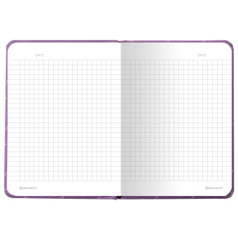 Блокнот с резинкой в клетку 96 л., МАЛЫЙ ФОРМАТ А6 (109х148 мм), твердая обложка, BRAUBERG, "Lavender", 113738 за 159 ₽. Блокноты в книжном переплете. Доставка по России. Без переплат!