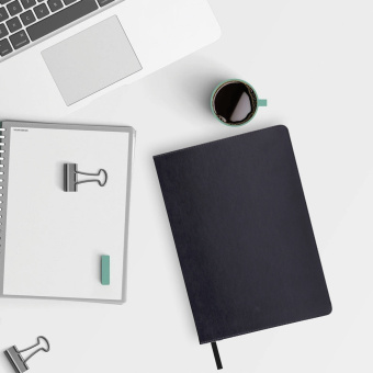 Блокнот БОЛЬШОЙ ФОРМАТ (200х252 мм) В5, BRAUBERG "Income", кожзам, 128 л., клетка, черный, 125204 за 797 ₽. Бизнес-блокноты и бизнес-тетради. Доставка по России. Без переплат!