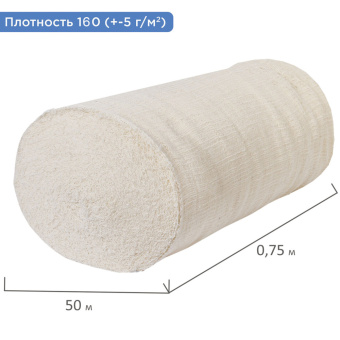 Полотно нитепрошивное (НЕТКОЛ), Узбекистан, рулон 0,75х50 м, 160 (±5) г/м2, в пакете, LAIMA, 607524 за 3 958 ₽. Технические ткани в рулоне. Доставка по России. Без переплат!