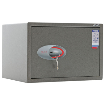 Сейф AIKO "ТМ-30", 300х440х355 мм, 16 кг, ключевой замок, полка за 15&nbsp;724 ₽. Сейфы мебельные, офисные. Доставка по России. Без переплат!