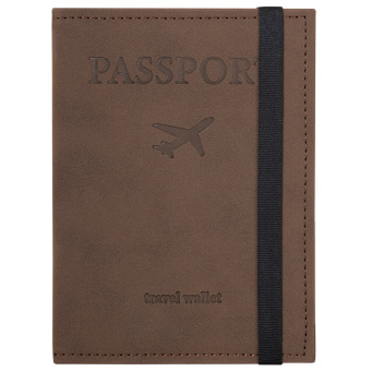 Обложка для паспорта с карманами и резинкой, мягкая экокожа, "PASSPORT", коричневая, BRAUBERG, 238204 за 385 ₽. Обложки для паспорта. Доставка по России. Без переплат!