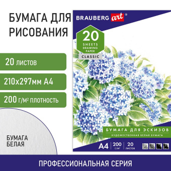 Папка для рисования А4, 20 л., 200 г/м2, BRAUBERG, 210х297 мм, "Сирень", 129223 за 119 ₽. Альбомы, скетчбуки и бумага для графики и эскизов. Доставка по России. Без переплат!