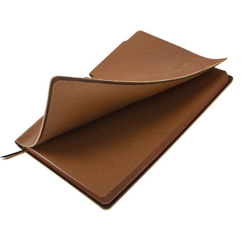 Блокнот А5 (140х200 мм), BRAUBERG "NEBRASKA", под кожу, 80 л., линия, коричневый, 113412 за 349 ₽. Бизнес-блокноты и бизнес-тетради. Доставка по России. Без переплат!