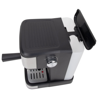 Кофеварка рожковая ручной капучинатор SONNEN CM8501, 1100 Вт, 1,5 л, 15 бар, черная/серебро, 456335 за 6&nbsp;786 ₽. Кофеварки рожковые. Доставка по России. Без переплат!