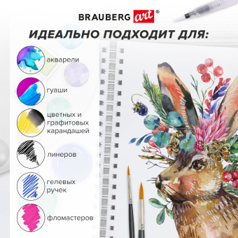 Скетчбук, 4 типа бумаги (акварельная, белая, черная, крафт) 146х204 мм, 60 л., гребень, BRAUBERG ART DEBUT, АНИМЕ, 115066 за 266 ₽. Альбомы, скетчбуки и бумага для графики и эскизов. Доставка по России. Без переплат!