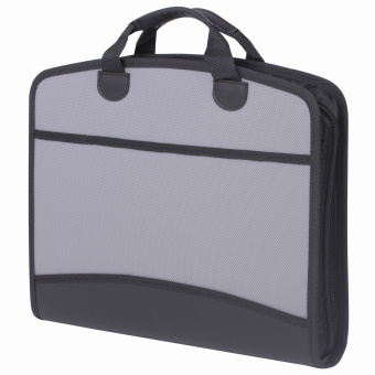 Папка-портфель пластиковая BRAUBERG А4+ (375х305х60 мм), 4 отделения, 2 кармана, серая, 228685 за 2&nbsp;437 ₽. Портфели пластиковые. Доставка по России. Без переплат!