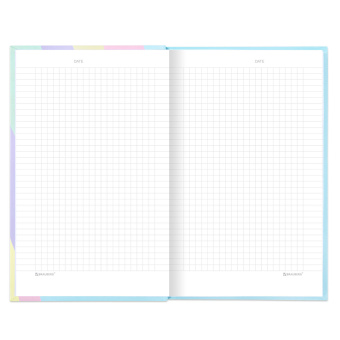 Блокнот А5 134х206 мм, 80 л., твёрдый, клетка, BRAUBERG, кросс-серия PASTEL, 117015 за 153 ₽. Блокноты в книжном переплете. Доставка по России. Без переплат!