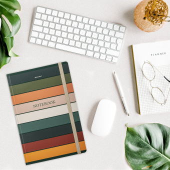 Блокнот с резинкой в клетку 96 л., БОЛЬШОЙ ФОРМАТ А4 204х299 мм, BRAUBERG, "Classic", 115529 за 364 ₽. Блокноты в книжном переплете. Доставка по России. Без переплат!