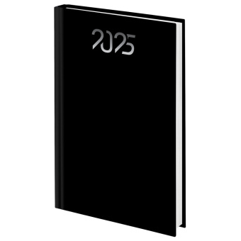 Ежедневник датированный 2025 145х215 мм, А5, STAFF, ламинированная обложка, "Black", 116026 за 59 ₽. Ежедневники с твердой обложкой. Доставка по России. Без переплат!