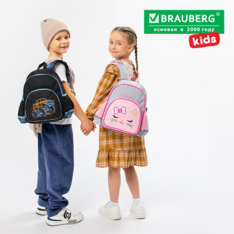 Рюкзак BRAUBERG KIDS PLAY детский, 1 отделение, 3 кармана, "Веселые гонки", 29х23х12 см, 273149 за 973 ₽. Рюкзаки для дошкольников. Доставка по России. Без переплат!