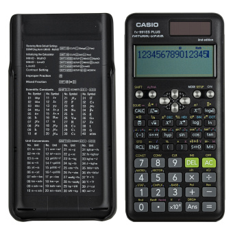 Калькулятор инженерный CASIO FX-991ES PLUS-2 (162х77 мм), 417 функций, двойное питание, сертифицирован для ЕГЭ, FX-991ESPLUS-2S за 3 863 ₽. Калькуляторы инженерные. Доставка по России. Без переплат!
