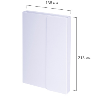 Ежедневник недатированный А5, 138х213 мм, BRAUBERG "Towny", под кожу, магнитный клапан, 160 л., белый, 114459 за 650 ₽. Ежедневники с покрытием "под кожу и ткань". Доставка по России. Без переплат!