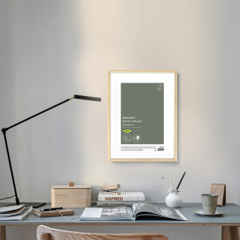 Рамка 30х40 см небьющаяся, аналог IKEA, багет 12 мм, дерево, BRAUBERG "Woodray", цвет натуральный, 391361 за 346 ₽. Рамки для дипломов, сертификатов, грамот, фотографий. Доставка по России. Без переплат!