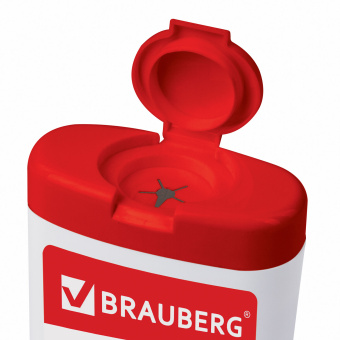 Салфетки для электронных устройств универсальные BRAUBERG, компактная туба 100 шт., влажные, 512810 за 170 ₽. Чистящие салфетки для техники. Доставка по России. Без переплат!