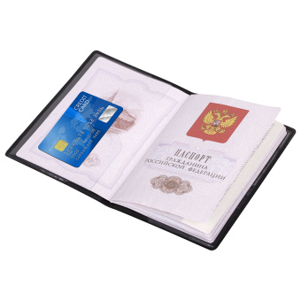 Обложка для паспорта "Passport Map", мягкая экокожа, графитовая, STAFF, 238875 за 110 ₽. Обложки для паспорта. Доставка по России. Без переплат!