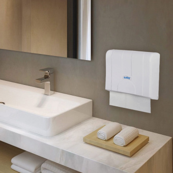 Диспенсер для полотенец LAIMA PROFESSIONAL LSA (Система H2), Z-сложения, белый, ABS, 607991 за 1&nbsp;214 ₽. Диспенсеры для полотенец. Доставка по России. Без переплат!