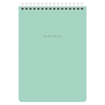 Блокнот А5 146х206 мм, 60 л., гребень, картон, жесткая подложка, клетка, BRAUBERG "Minimal Pastel", 116427 за 67 ₽. Блокноты. Доставка по России. Без переплат!