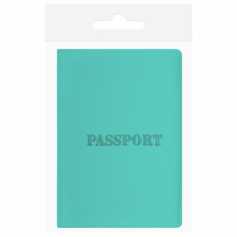 Обложка для паспорта, мягкий полиуретан, "PASSPORT", цвет "тиффани", STAFF, 238404 за 83 ₽. Обложки для паспорта. Доставка по России. Без переплат!