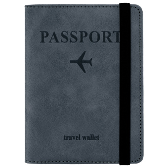 Обложка для паспорта и документов с защитой от считывания, 9 карманов, резинка, экокожа, темно-голубая, BRAUBERG, 238752 за 215 ₽. Обложки для паспорта. Доставка по России. Без переплат!