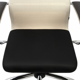 Кресло офисное BRABIX PREMIUM "Ultimate EX-800" хром, плотная двойная сетка Х2, черное/бежевое, 532913 за 15 739 ₽. Кресла для руководителей. Доставка по России. Без переплат!