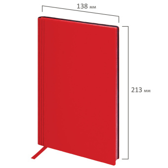 Блокнот А5 138x213 мм, BRAUBERG "Personal", под кожу, 80 листов, клетка, красный, 116609 за 248 ₽. Бизнес-блокноты и бизнес-тетради. Доставка по России. Без переплат!
