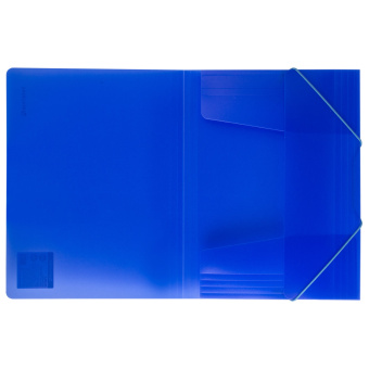 Папка на резинках BRAUBERG "Neon", неоновая, синяя, до 300 листов, 0,5 мм, 227463 за 116 ₽. Папки на резинках пластиковые. Доставка по России. Без переплат!