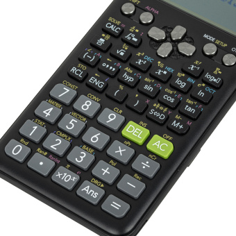 Калькулятор инженерный CASIO FX-991ES PLUS-2 (162х77 мм), 417 функций, двойное питание, сертифицирован для ЕГЭ, FX-991ESPLUS-2S за 3 863 ₽. Калькуляторы инженерные. Доставка по России. Без переплат!