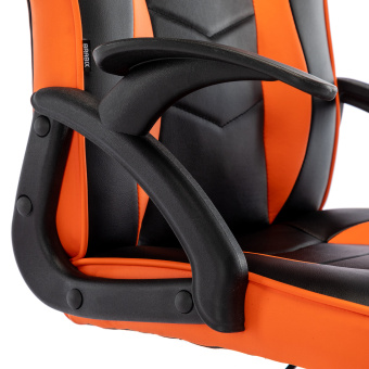 Кресло компьютерное BRABIX "Shark GM-203", экокожа, черное/оранжевое, 532513 за 6&nbsp;227 ₽. Кресла игровые. Доставка по России. Без переплат!
