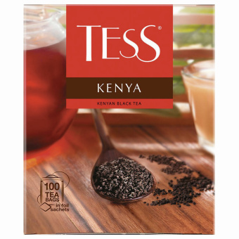 Чай TESS "Kenya" черный кенийский, 100 пакетиков в конвертах по 2 г, 1264-09 за 373 ₽. Чай пакетированный. Доставка по России. Без переплат!