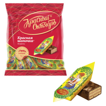 Конфеты шоколадные КРАСНЫЙ ОКТЯБРЬ "Красная шапочка", 250 г, пакет, КО03926 за 280 ₽. Конфеты фасованные. Доставка по России. Без переплат!