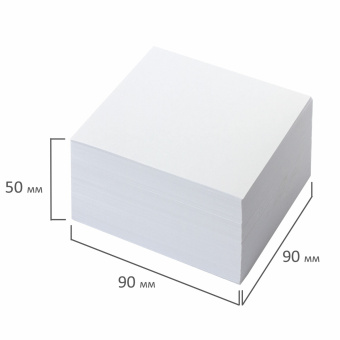 Блок для записей BRAUBERG, непроклеенный, куб 9х9х5 см, белый, белизна 95-98%, 122338 за 86 ₽. Блоки для записей. Доставка по России. Без переплат!