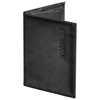 Обложка для паспорта экокожа, мягкая вставка изолон, "PASSPORT", черная, STAFF Profit, 237183 за 137 ₽. Обложки для паспорта. Доставка по России. Без переплат!