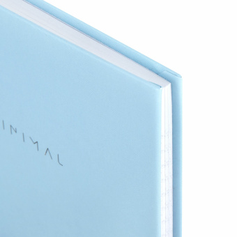 Блокнот МАЛЫЙ ФОРМАТ 110х147 мм, А6, 80 л., твердый, клетка, BRAUBERG "Minimal", голубой, 116450 за 98 ₽. Блокноты в книжном переплете. Доставка по России. Без переплат!