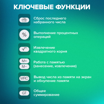 Калькулятор настольный BRAUBERG STYLE-12-BK (157х106 мм), 12 разрядов, двойное питание, ЧЕРНЫЙ, 272965 за 467 ₽. Калькуляторы настольные. Доставка по России. Без переплат!