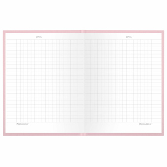 Блокнот МАЛЫЙ ФОРМАТ 110х147 мм, А6, 80 л., твердый, клетка, BRAUBERG "Minimal", розовый, 116449 за 98 ₽. Блокноты в книжном переплете. Доставка по России. Без переплат!