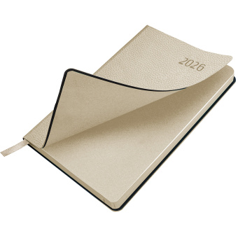 Ежедневник датированный 2026 А5 138x213 мм, BRAUBERG "Stylish", под кожу, гибкий, бежевый, 117104 за 172 ₽. Ежедневники с покрытием "под кожу и ткань". Доставка по России. Без переплат!