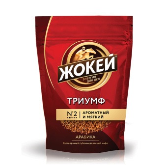 Кофе растворимый ЖОКЕЙ "Триумф" 150 г, сублимированный, 1000-08-0 за 545 ₽. Кофе растворимый. Доставка по России. Без переплат!