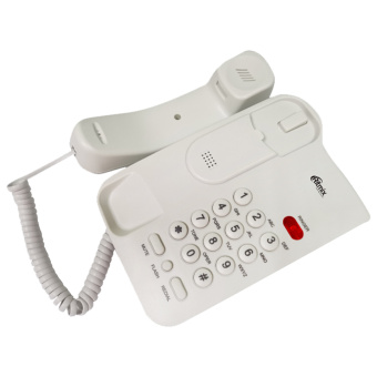 Телефон RITMIX RT-311 white, световая индикация звонка, тональный/импульсный режим, повтор, белый, 80002232 за 1 569 ₽. Стационарные телефоны. Доставка по России. Без переплат!