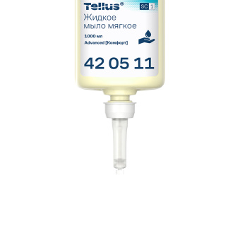 Картридж с жидким мылом одноразовый Tellus/TORK (Система S1) Advanced, 1 л, мягкое, 420511 за 908 ₽. Картриджи с жидким мылом и мылом-пеной. Доставка по России. Без переплат!