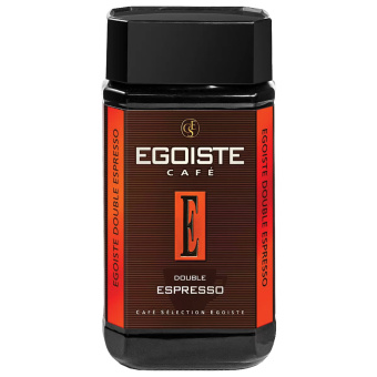 Кофе растворимый EGOISTE "Double Espresso", ШВЕЙЦАРИЯ, сублимированный, 100 г, стеклянная банка, EG10012023 за 719 ₽. Кофе растворимый. Доставка по России. Без переплат!