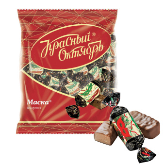 Конфеты шоколадные КРАСНЫЙ ОКТЯБРЬ "Маска", 250 г, пакет, РФ04867 за 281 ₽. Конфеты фасованные. Доставка по России. Без переплат!