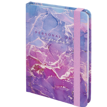 Ежедневник недатированный с резинкой, МАЛЫЙ ФОРМАТ А6 (109х148 мм), BRAUBERG, 128 л., "Мрамор", 114569 за 194 ₽. Ежедневники с твердой обложкой. Доставка по России. Без переплат!