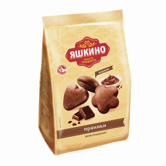 Пряники ЯШКИНО "Шоколадные" мягкие в двойной глазури, 350 г, ЯП901 за 176 ₽. Вафли, пряники. Доставка по России. Без переплат!