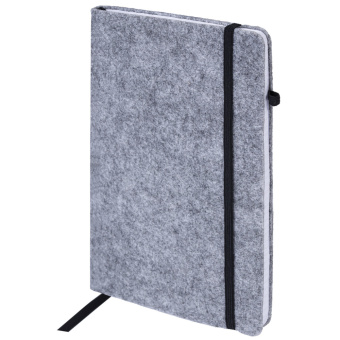 Блокнот А5 138x213 мм BRAUBERG "Voylok", войлок, резинка, держатель, 80 л., клетка, серый, 117135 за 188 ₽. Бизнес-блокноты и бизнес-тетради. Доставка по России. Без переплат!