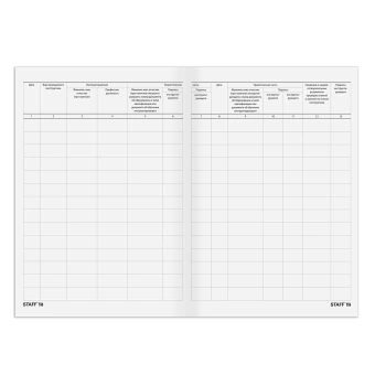 Журнал регистрации инструктажа по пожарной безопасности, 96 л., картон, типографский блок, А4 200х290 мм, STAFF, 130239 за 131 ₽. Журналы регистрации. Доставка по России. Без переплат!