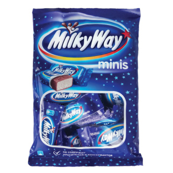 Батончики мини MILKY WAY "Minis" суфле в молочном шоколаде, 176 г, 2262 за 350 ₽. Конфеты фасованные. Доставка по России. Без переплат!