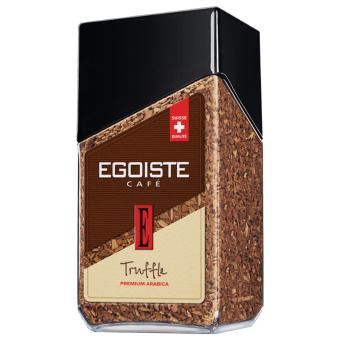 Кофе растворимый EGOISTE "Truffle", ШВЕЙЦАРИЯ, 95 г, стеклянная банка, EG10006005 за 976 ₽. Кофе растворимый. Доставка по России. Без переплат!