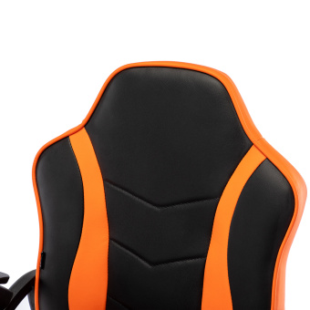 Кресло компьютерное BRABIX "Shark GM-203", экокожа, черное/оранжевое, 532513 за 6&nbsp;227 ₽. Кресла игровые. Доставка по России. Без переплат!